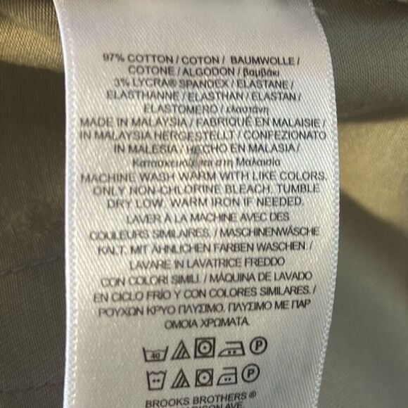 Brooks Brothers Light Weight Advantage Chino Stretch Pants size W38 L32 - Picture 2 of 8